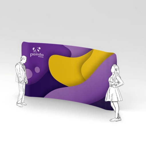 Perete Pop-Up Textil Curb 6 m