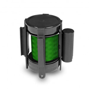 Cap retractabil, 200 cm, verde, pentru stalpi cu banda
