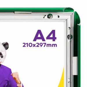 Rama click poster verde 25 mm format A4 ( 210 x 297 mm )