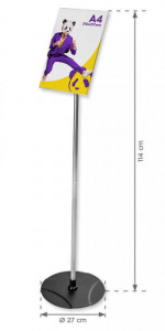stand menu / info a4