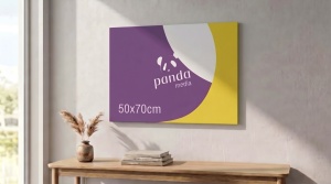Tablou canvas personalizat 50 x 70 cm, pe sasiu din lemn - Img 4