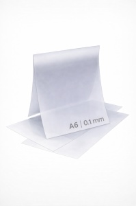 Folie protectie tip U A6 antireflectiva 0.1 mm pentru rame ABS