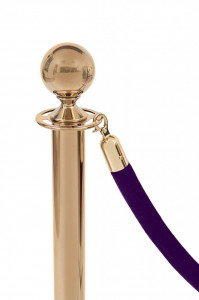 franghie  violet velur - cap auriu