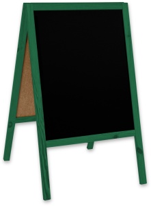 People Stopper 60x100 cm, de lemn, de sine statator, verde