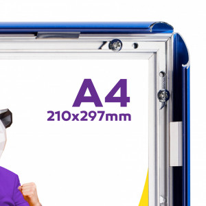 Rama click standard A4 albastra ( 210 x 297 mm)