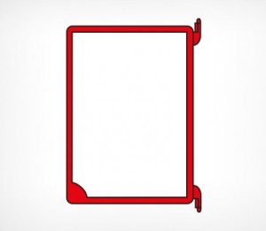 Rama tip infoframe A4, alba, din plastic, 6mm - Img 3