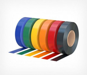 Banda decor PVC 39 mm pentru profile pret negru, 100 m