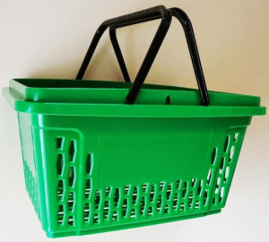 Cos de cumparaturi „KON” 20 Litri verde