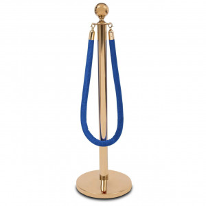 franghie  albastru velur - cap cromat