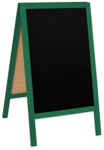 People Stopper 51x90 cm, de lemn, de sine statator, verde