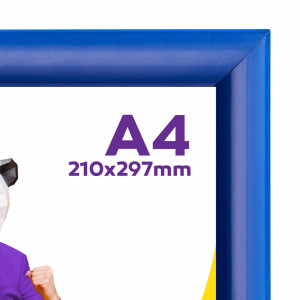 Rama click standard A4 albastra ( 210 x 297 mm)