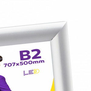 Rama click, aluminiu, B2, LED