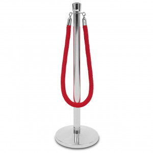 stalp delimitare modern cromat