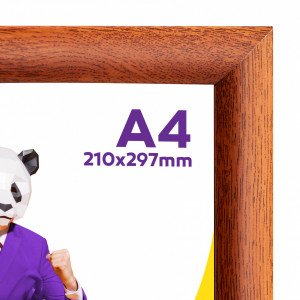Rama click poster wood 25 mm format A4 ( 210 x 297 mm )