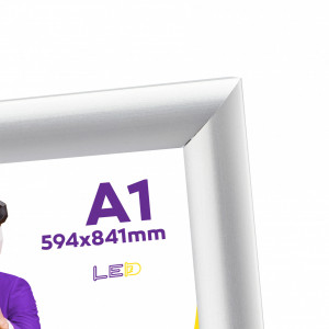 Rama click, aluminiu, A1, LED