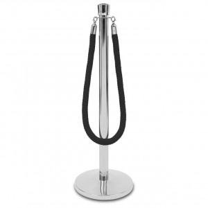 stalp delimitare modern cromat