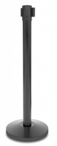 stalp delimitare negru banda neagra