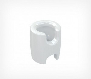 Suport eticheta cu clema 65x0x50 mm transparent