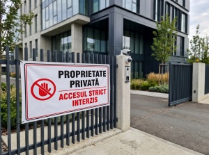 Banner Proprietate Privata - Accesul Strict Interzis - Img 4