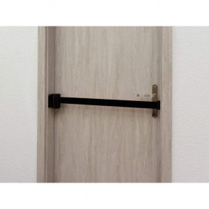 Cap retractabil, 200 cm, negru, pentru prindere perete