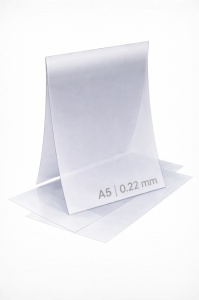 Folie protectie tip U A5 antireflectiva 0.22 mm pentru rame ABS