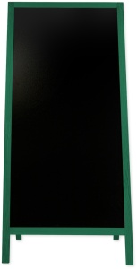 People Stopper 72x160 cm, de lemn, de sine statator, verde - Img 5