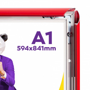 Rama click standard A1 rosie ( 594 x 841 mm)