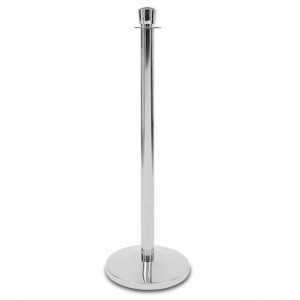 stalp delimitare modern cromat