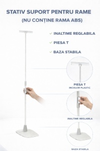 Sistem reglare inaltime tija aluminiu stand promotional 1100-1400mm