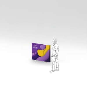 Caseta Luminoasa Textila Slim LED (1M x 1M) - Vizibilitate Dubla Fata pentru Evenimente