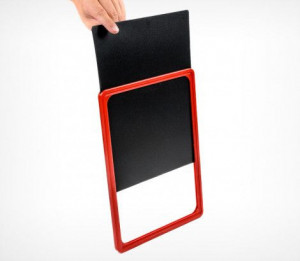 Eticheta PVC A4 negru
