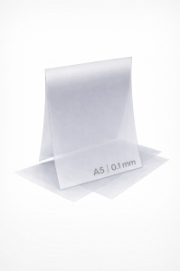 Folie protectie tip U A5 antireflectiva 0.1 mm pentru rame ABS