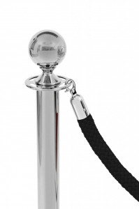 franghie negru - cap cromat