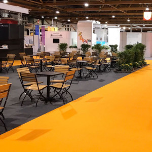 Mocheta Expo culoarea Mandarine - Pantone 2012C 100 Mp