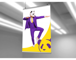 poster hanger click dubla fata 100 cm