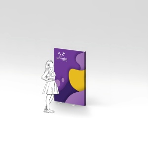Caseta Luminoasa Textila Slim LED (1M x 2M) - Vizibilitate Dubla Fata pentru Evenimente