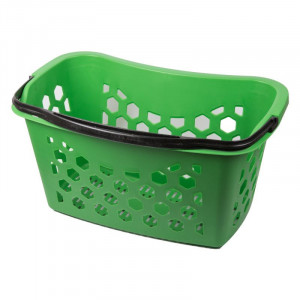 Cos plastic de mana 25 litri, GP412, verde