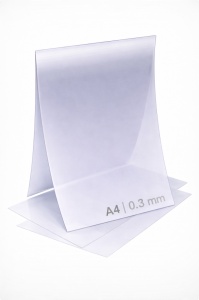 Folie protectie tip U A4 antireflectiva 0.3 mm pentru rame ABS si info