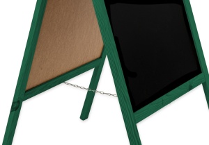 panou stradal verde lemn 60x100