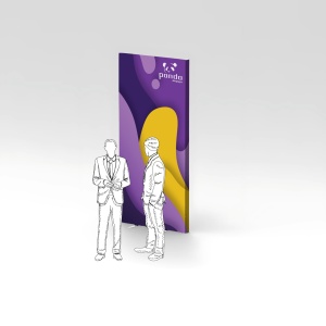 Caseta Luminoasa Textila Slim LED (1M x 3M) - Vizibilitate Dubla Fata pentru Evenimente