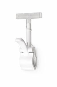 Clema universala cu piesa T, incolor, pentru rame plastic ABS