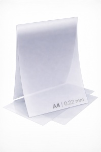 Folie protectie tip U A4 antireflectiva 0.22 mm pentru rame ABS si info