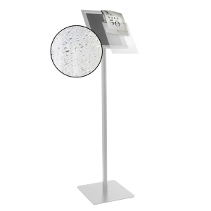 Info display A4 waterproof, click, silver - Img 1