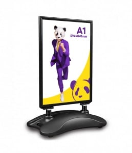 People Stopper Negru Wind-On Premium A1 