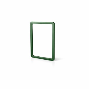 Rama afisaj A6 din plastic ABS, culoare verde