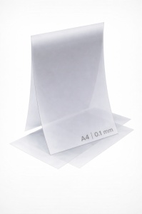 Folie protectie tip U A4 antireflectiva 0.1 mm pentru rame ABS si INFO