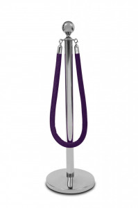 franghie  violet velur - cap cromat