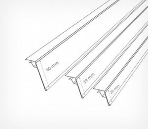 Profil GLS 39/1000 mm transparent
