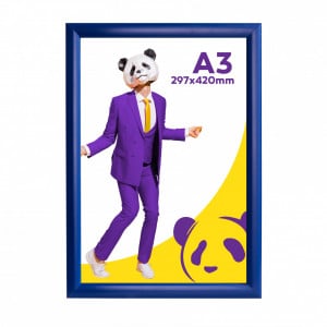 Rama click poster albastra 25 mm format A3 (297 x 420 mm )