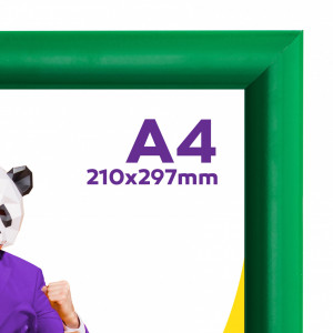 Rama click poster verde 25 mm format A4 ( 210 x 297 mm )